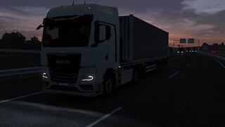 Driving from Leon to Valladolid, Spain in ets2.