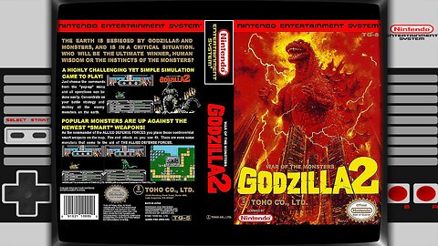 Godzilla 2: War of the Monsters (NES) Scenario 7 - Invaders From Space