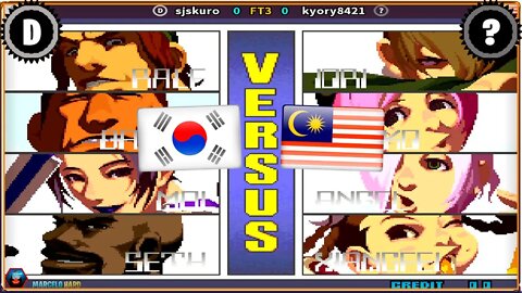 The King of Fighters 2001 (sjskuro Vs. kyory8421) [South Korea Vs. Malaysia]