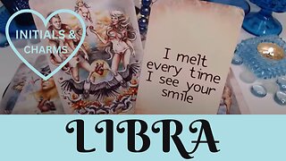 LIBRA ♎💖THEY'VE GOT THEIR EYE ON YOU!👀💓YOU'RE THE ONE💖LIBRA LOVE TAROT💝INTIALS & CHARMS