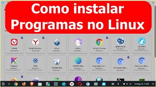 Como instalar programas no Linux. Veja neste vídeo a facilidade para instalar programas no Linux