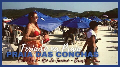 ❤️💚🌞🐠🦀PRAIA DAS CONCHAS - 🌞CABO FRIO - RIO DE JANEIRO - FERIADO PROLONGADO ( HOLIDAY) 33°graus!!!