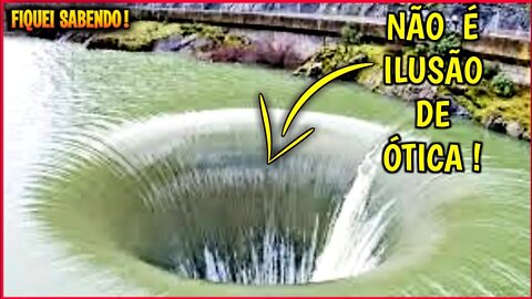 O "BURACO DE ÁGUA" da CALIFÓRNIA é REAL ! Não é FAKE. #youtube #curiosidades