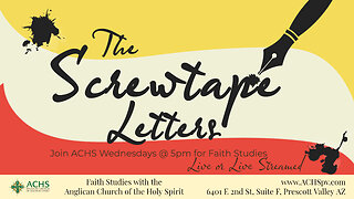 "The Screwtape Letters" Faith Study ad for ACHS