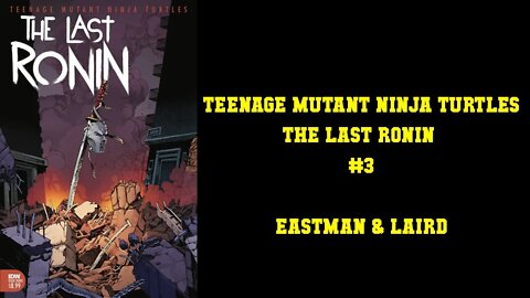 TEENAGE MEH NINJA TURTLES - TMNT: The Last Ronin #3