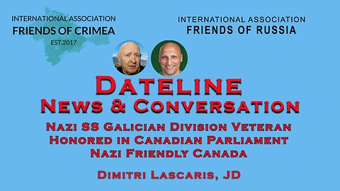 Dimitri Lascaris - Canada Honors Nazi Waffen-SS Galicia Veteran - Calls For Trudeau Resignation