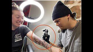 Tattooing my Girlfriend (ZAZA INVOLVED)