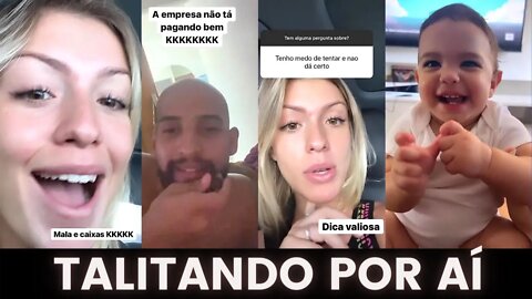 TALITA VISITA MIGUELZINHO E FALA QUE VAI VIAJAR