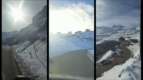 Valle Nevado ski resort in Santiago Chile