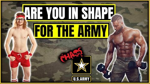 Are you in good enough shape for Army Basic Training?