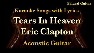 Eric Clapton Tears in Heaven Backing Track [Karaoke Songs with Lyrics]