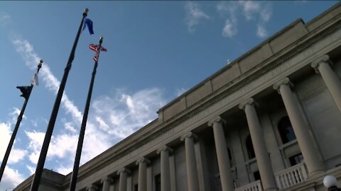 Emotions run high outside the Kenosha County Courthouse