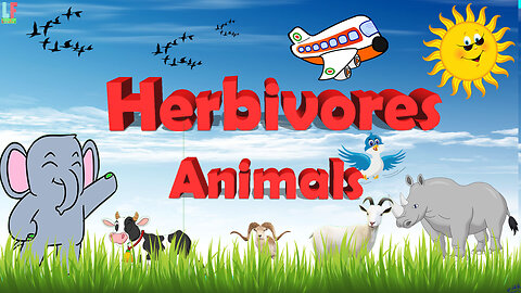 Herbivores animals By letters farm