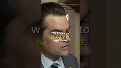 Rep. Matt Gaetz (R-FL) Opposes Resolution Empowering Speaker Pro Tempore McHenry