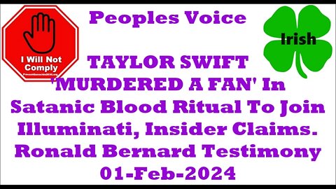 Taylor Swift Murdered a Fan In Satanic Blood Ritual To Join Illuminati, Insider Claims 01-Feb-2024