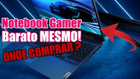 Notebook Gamer BARATO Junho 2022 - Lenovo Ideapad 3i Gaming Melhor custo Benefício.