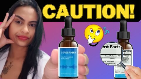 CEREBROZEN REVIEW 🔴🔴((DON'T BUY BEFORE YOU SEE THIS!))🔴🔴 Cerebrozen - Cerebrozen Reviews