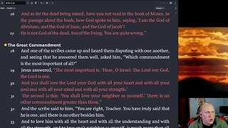 The Greatest Commandment - Mark Bible Study Part 52