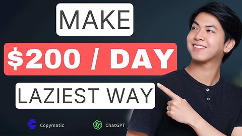 THE BEST WAY TO MAKE $200 a DAY (AI)