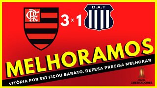 Flamengo faz o dever de casa e vence o Talleres (ARG) por 3x1