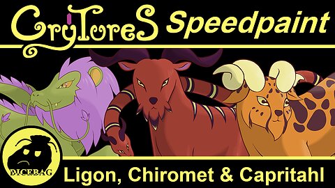 Crytures Speedpaint - Ligon, Chiromet & Capritahl