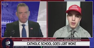 NWO: Christian student arrested in pro-transgender Catholic school for preaching from the Bible!