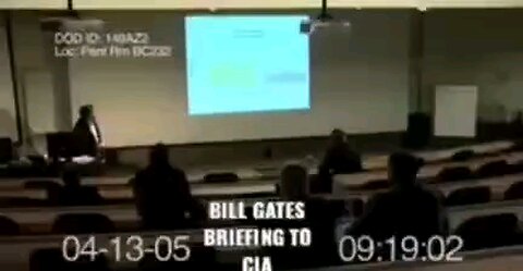 Bill Gates CIA briefing