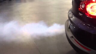 Tiguan smoking from tailpipe