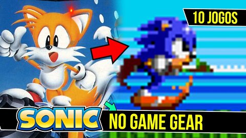 Todos os 10 jogos do Sonic no Game Gear #shorts