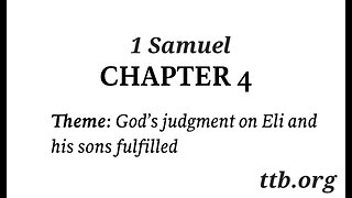 1 Samuel Chapter 4 (Bible Study)