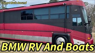 BMW, RV, Boats And More, Copart Walk Around