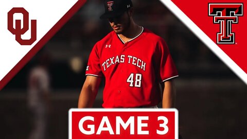 Oklahoma vs #5 Texas Tech Highlights (GAME 3) | 2022 College Baseball Highlights