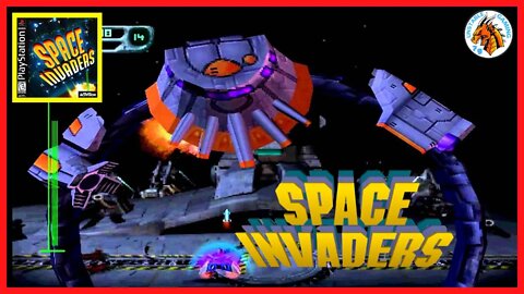 Space Invaders - Playstation Gameplay