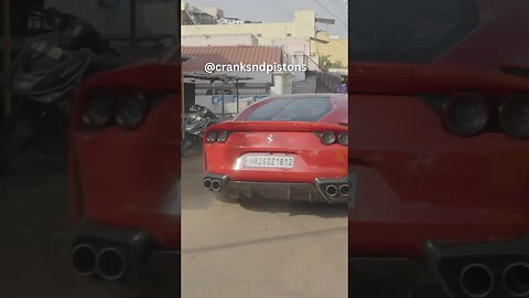 Ferraris leaving a Drag Meet in Bangalore @VROOMDRAGMEET