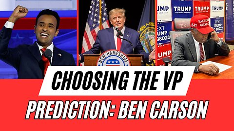🚨 Predicting Trump's 2024 VP - Dr. Ben Carson or Vivek Ramaswamy?! 🔮 | Insights & Rumors! 🔍