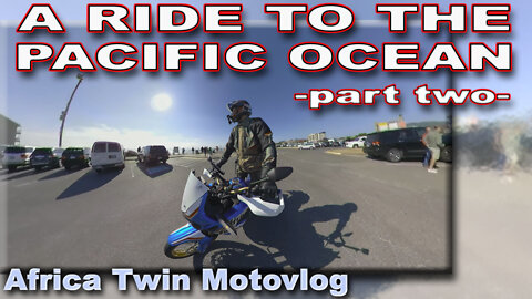 A Ride To The Pacific Ocean - part 2 - Africa Twin Motovlog - Oregon