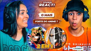 2 EM 1 | Rap do All Might - Aru & Enygma | [ React Rap Nerd ] 🔥