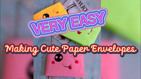 Very Easy ! Make Cute Envelopes