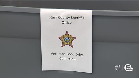 Stark County Sheriff's Office collecting food for veterans at Honor Home