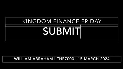 KF Friday - Submit - 15 March 2024