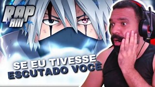 REAGINDO AO Rap do Kakashi 『 Naruto Shippuden 』 | POUPADO PELA MORTE | AniRap (Prod. Hunter)