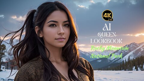 [4K] Ai Queen LookBook l Rocky Mountain National Park l Bronco Belle Couture #AiQueenLookBook #ai