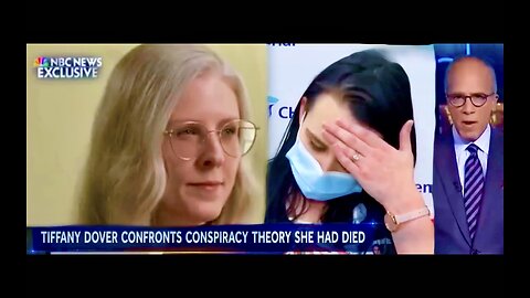 Covid Zombie Nurse Tiffany Dover Interviewed By Witch Brandi Zadrozny On CIA Lester Holt NBC News