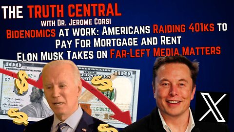 Americans Raiding 401ks to Pay Rent and Mortgage; Elon Musk Takes On Far-Left Media Matters