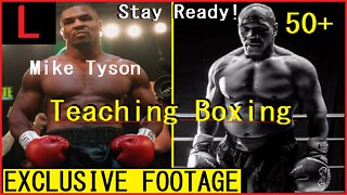 Mike Tyson - Teaching Boxing | Still Training at 50!