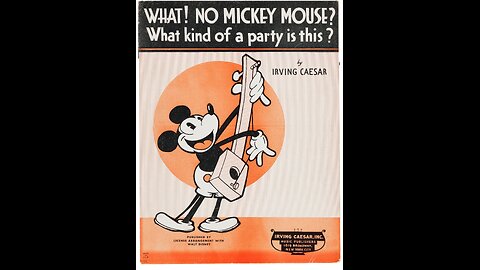 What! No Mickey Mouse? (1932)
