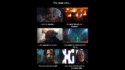 Jonathan Decker: Obi Wan Kenobi, character and integrity; lost everything but refused to go to to the dark side