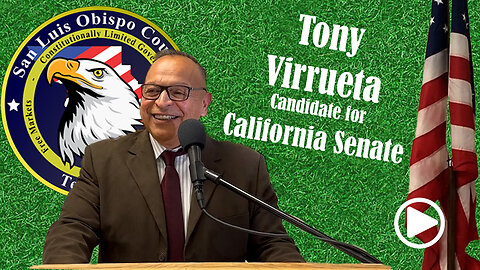 Tony Virrueta 2024 Candidate for CA Senate