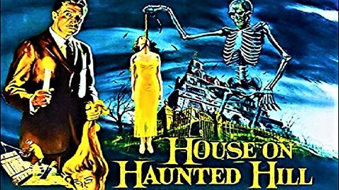 THE HOUSE ON HAUNTED HILL with Vincent Price 1959 Trailer & Full Movie Widescreen IN COLOR or B&W