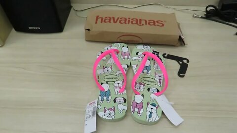 Chinelo Havaianas Feminino Slim Pets 2532 - Marisa